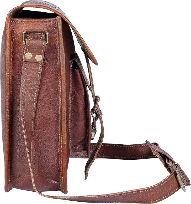 cuero 11 inch Small Crossbody Shoulder Genuine Leather iPad/Tablet Vintage Messenger Bag For 10.5 inch iPad Pro for Women & Men - Image 3